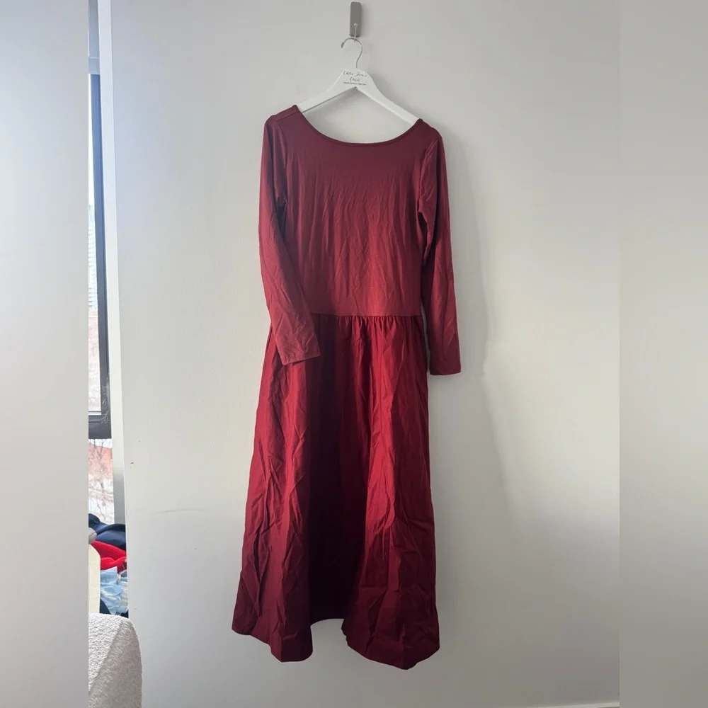 REFORMATION NWT Abel Knit Dress in Chianti XL - Picture 2 of 7